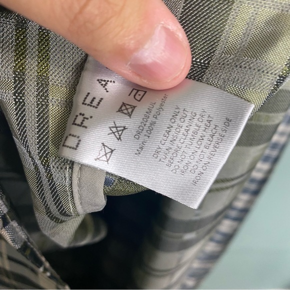 Sister Jane Cosmic Check Plaid Midi Dress Black & Beige Medium - Picture 7 of 7